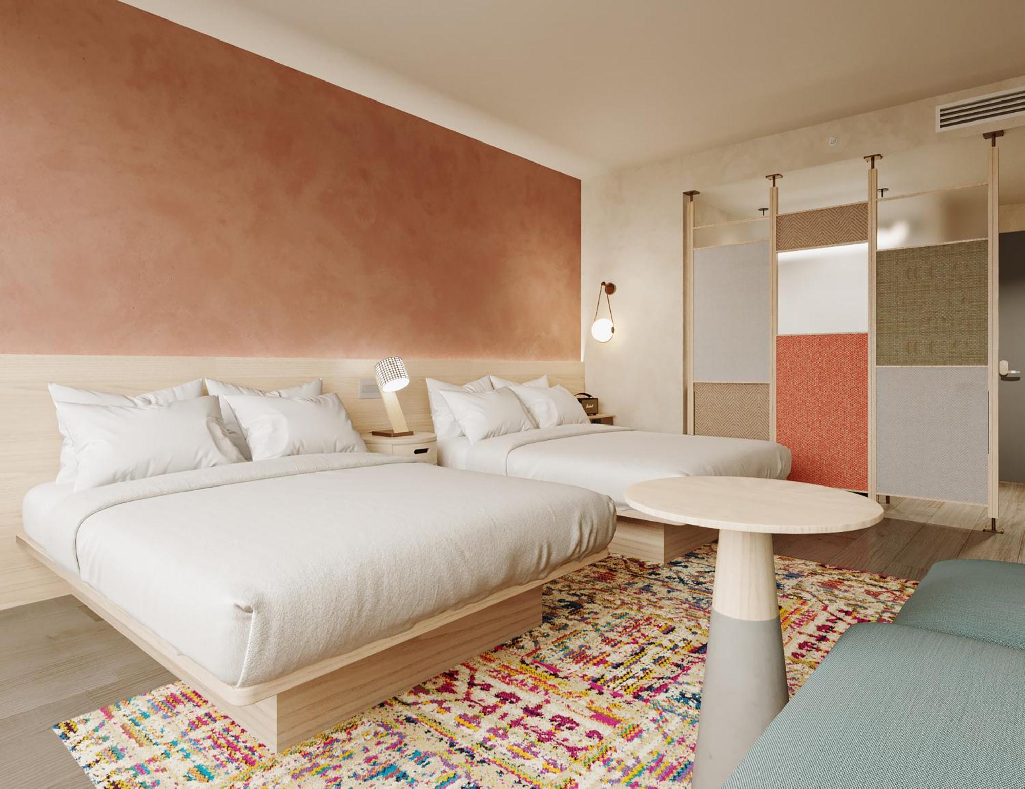 Aloft Playa Del Carmen Hotel ภายนอก รูปภาพ A room at the Hotel Valencia